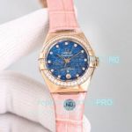 Swiss Copy Omega Constellation Manhattan Watch Cal.8700 Diamond Bezel